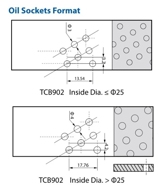 WB702/WF-WB702/FB092 Bushing Bronze Wrapped Bearing