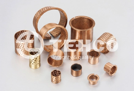 Customized FB090 Wrapped Bearing Bronze Flanged Bearing