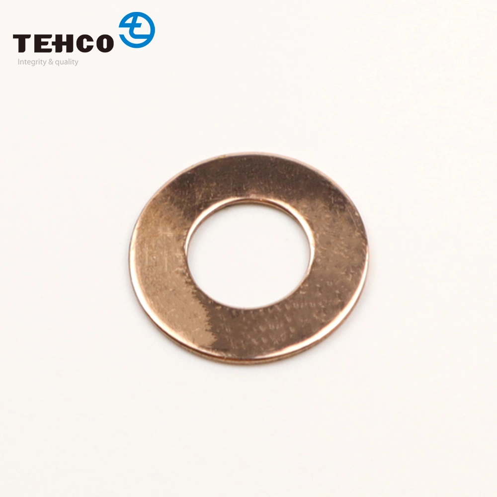 Oilless CuSn8P Flat Washers Copper Bronze Brass Thrust Washer